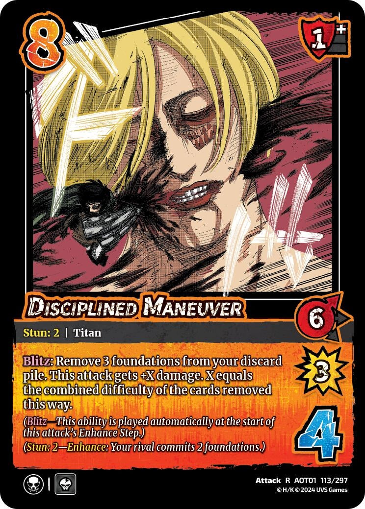 Image for Disciplined Maneuver (113/297) (AOT1) - UniVersus