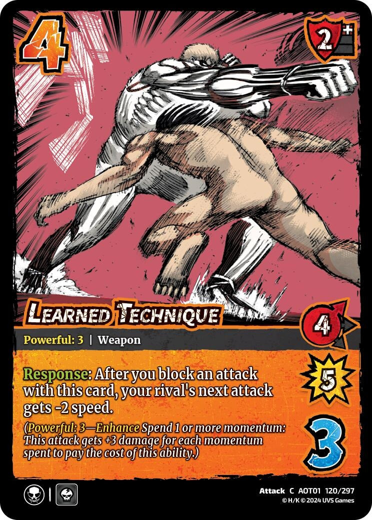 Image for Learned Technique (120/297) (AOT1) - UniVersus