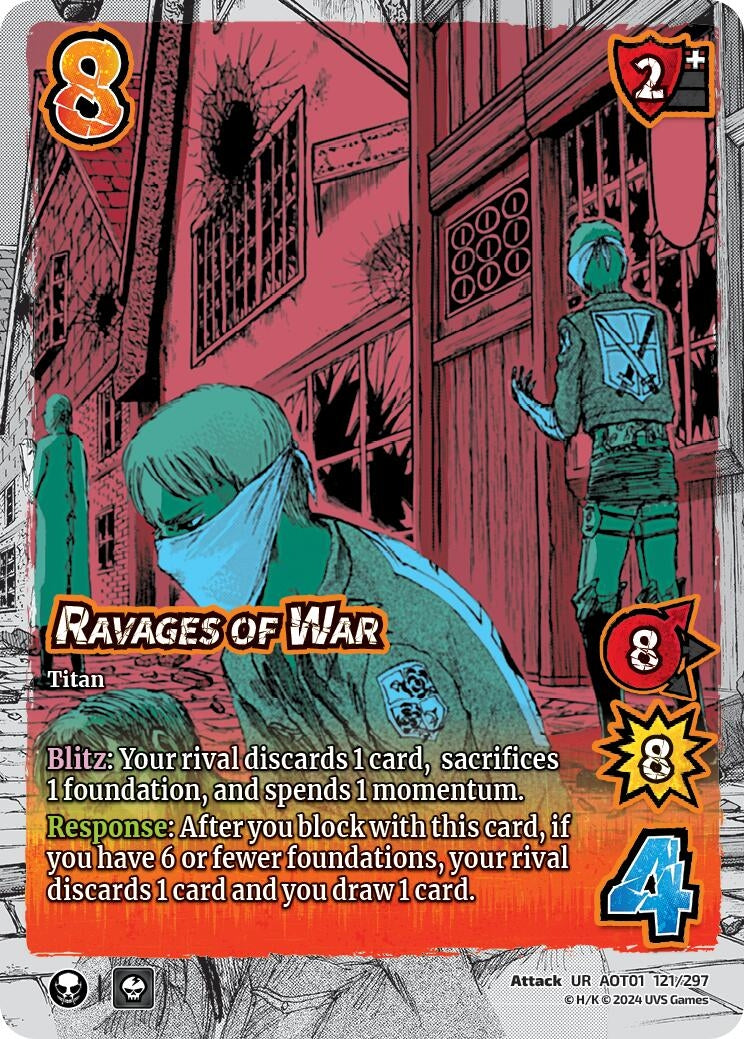 Image for Ravages of War (121/297) (AOT1) - UniVersus