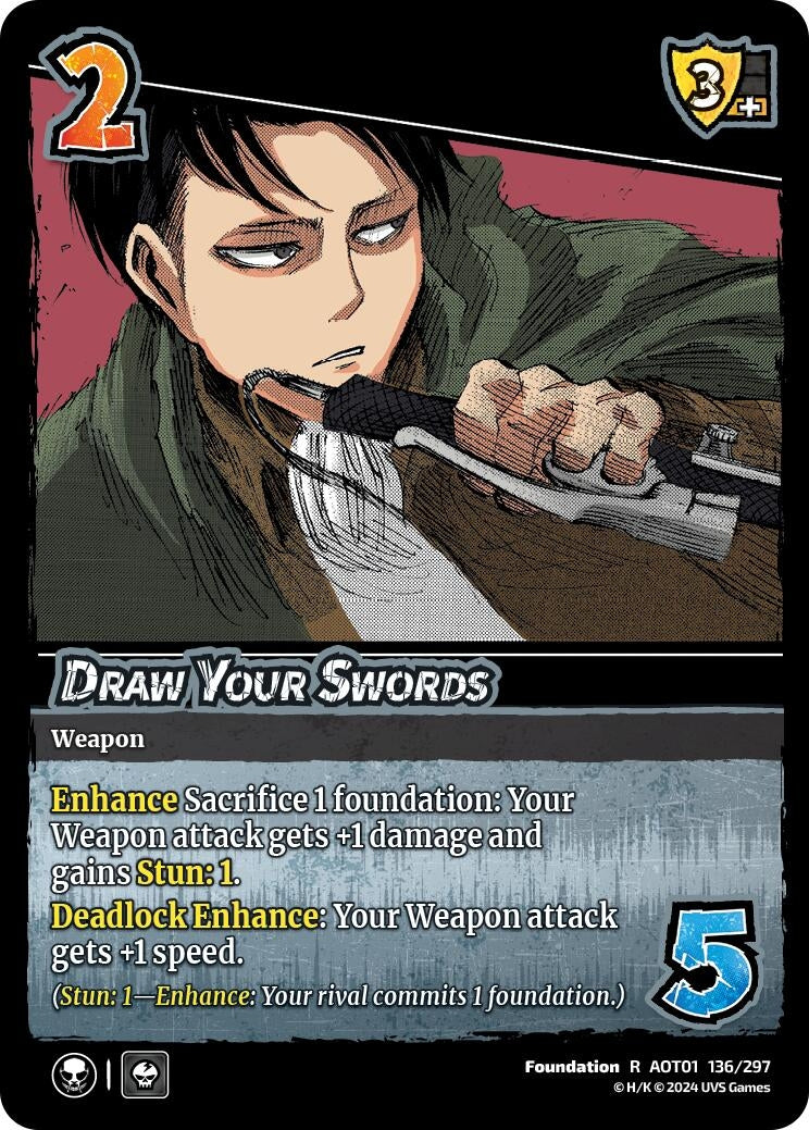 Image for Draw Your Swords (136/297) (AOT1) - UniVersus