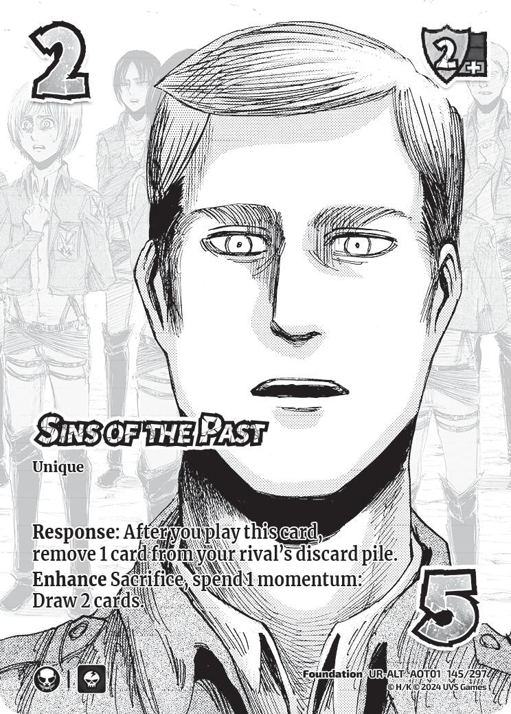 Image for Sins of the Past (Alternate Art) (145/297) (AOT1) - UniVersus