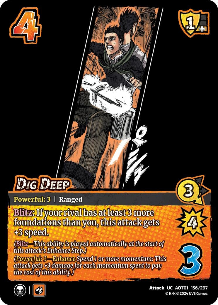 Image for Dig Deep (156/297) (AOT1) - UniVersus