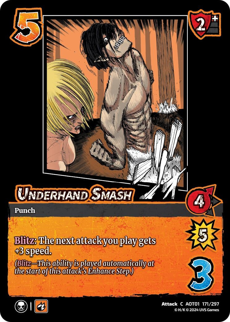 Image for Underhand Smash (171/297) (AOT1) - UniVersus