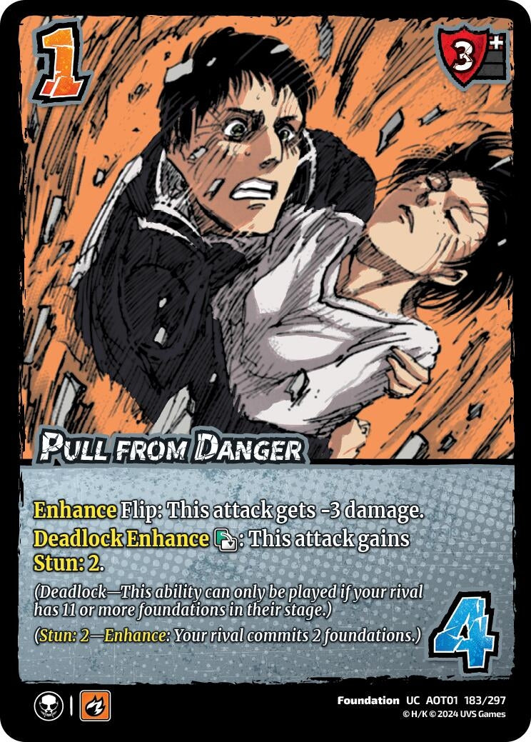 Image for Pull from Danger (183/297) (AOT1) - UniVersus