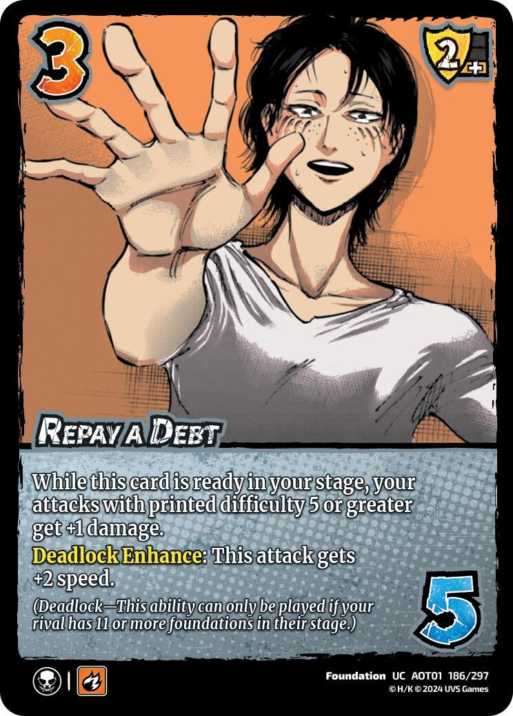 Image for Repay a Debt (186/297) (AOT1) - UniVersus