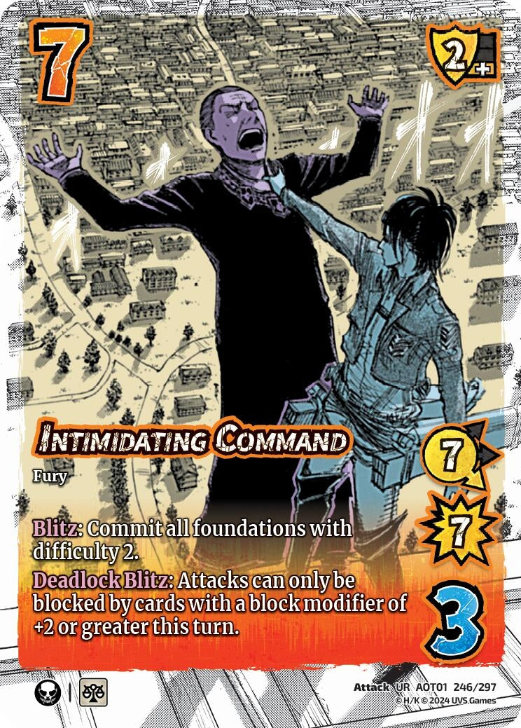 Image for Intimidating Command (246/297) (AOT1) - UniVersus