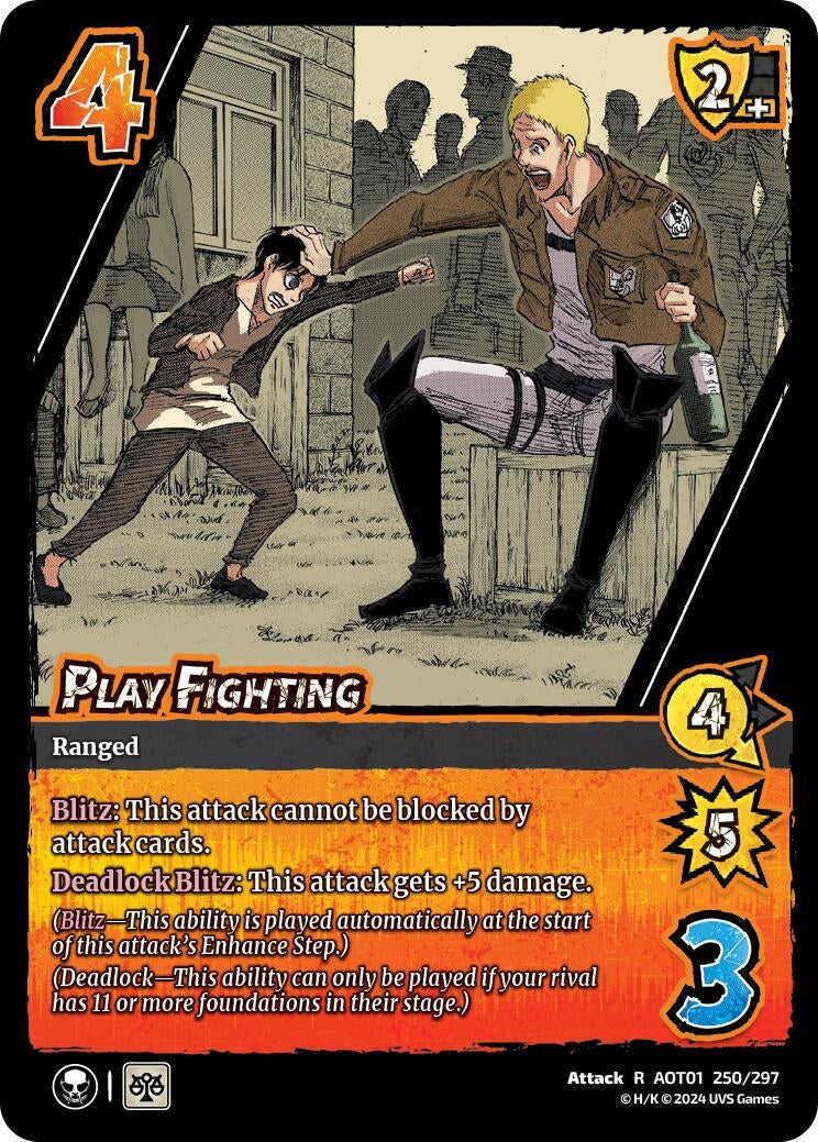 Image for Play Fighting (250/297) (AOT1) - UniVersus