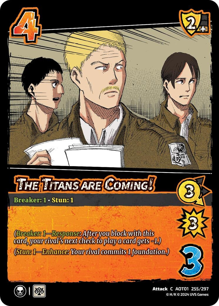 Image for The Titans are Coming! (255/297) (AOT1) - UniVersus