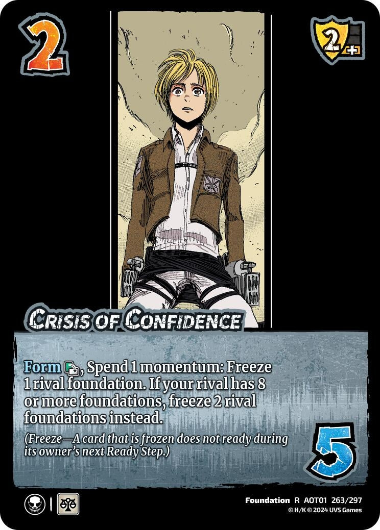Image for Crisis of Confidence (263/297) (AOT1) - UniVersus