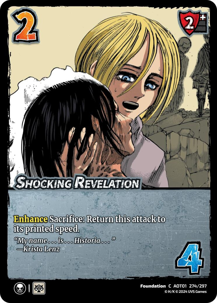 Image for Shocking Revelation (274/297) (AOT1) - UniVersus
