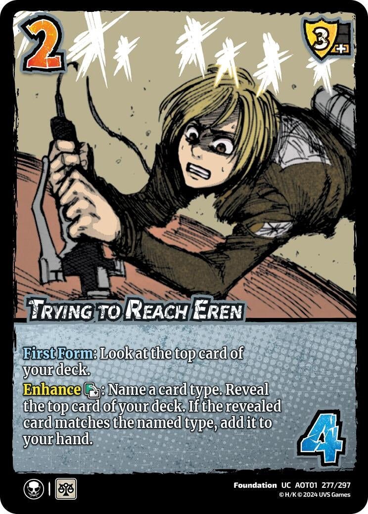Image for Trying to Reach Eren (277/297) (AOT1) - UniVersus