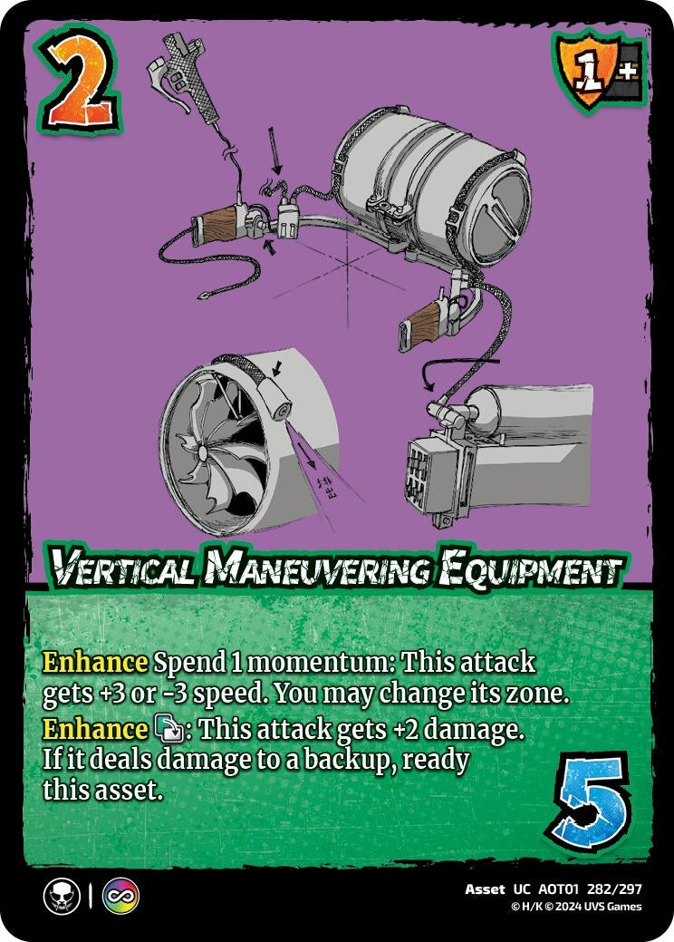 Image for Vertical Maneuvering Equipment (282/297) (AOT1) - UniVersus