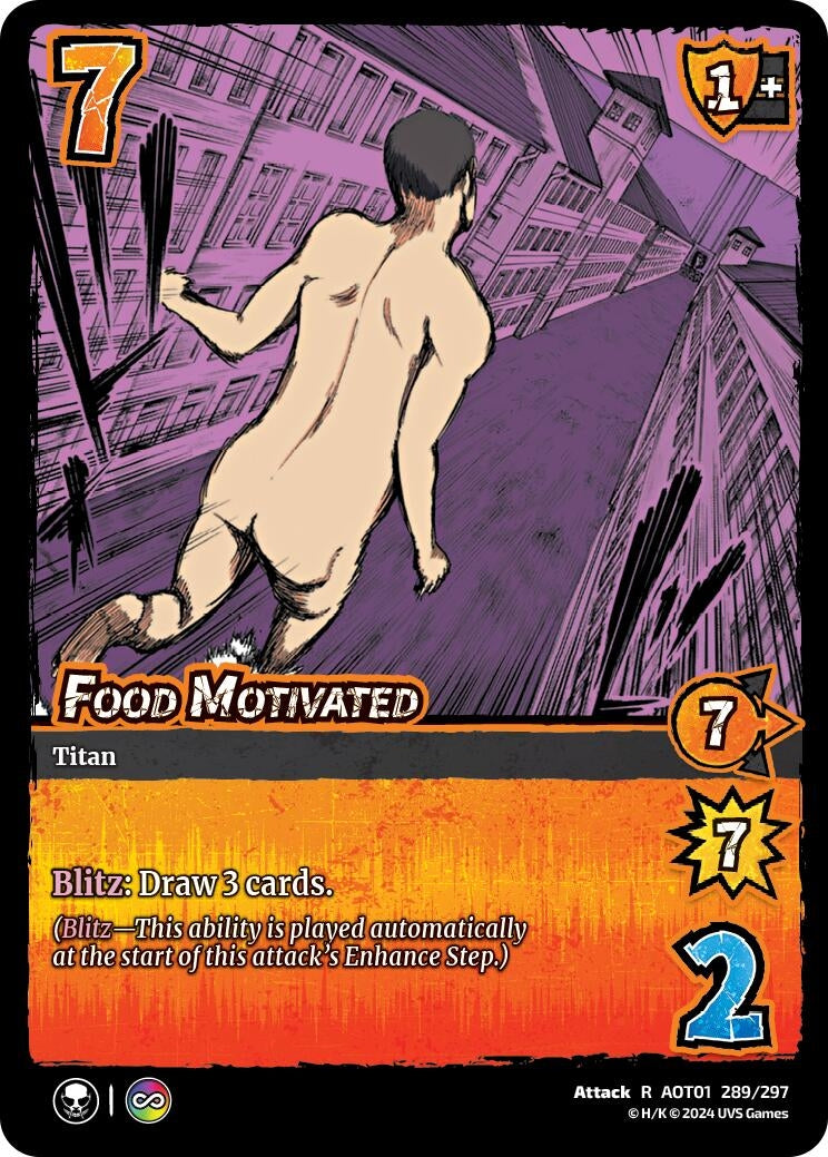 Image for Food Motivated (289/297) (AOT1) - UniVersus