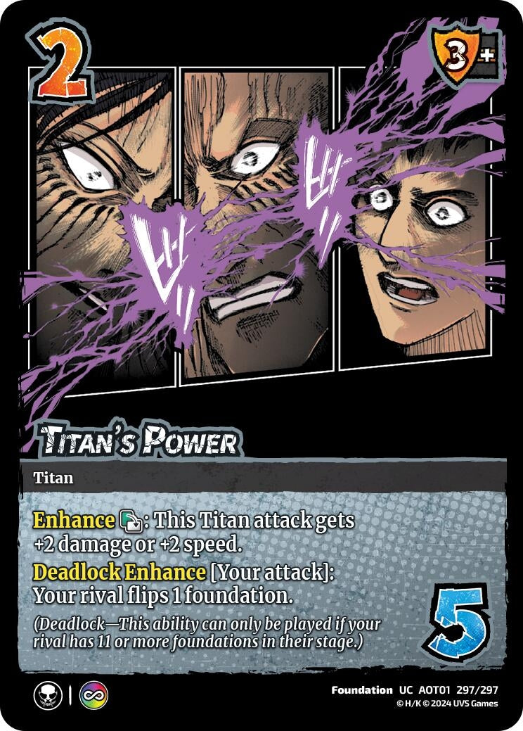 Image for Titan's Power (297/297) (AOT1) - UniVersus
