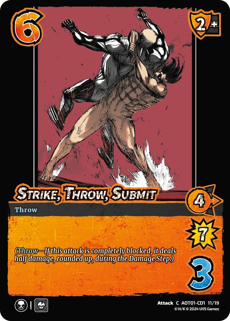 Image for Strike, Throw, Submit (CD1) (CD1 11/19) (AOT1) - UniVersus