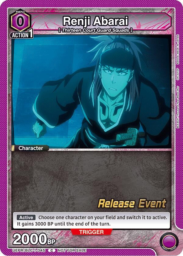 Image for Renji Abarai (045) (UEPR/BLC-1-045) - Union Arena