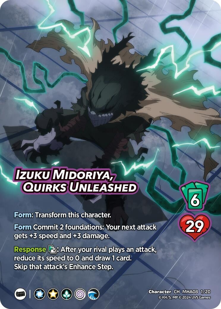 Image for Izuku Midoriya, Quirks Unleashed (8120) (DHA) - UniVersus