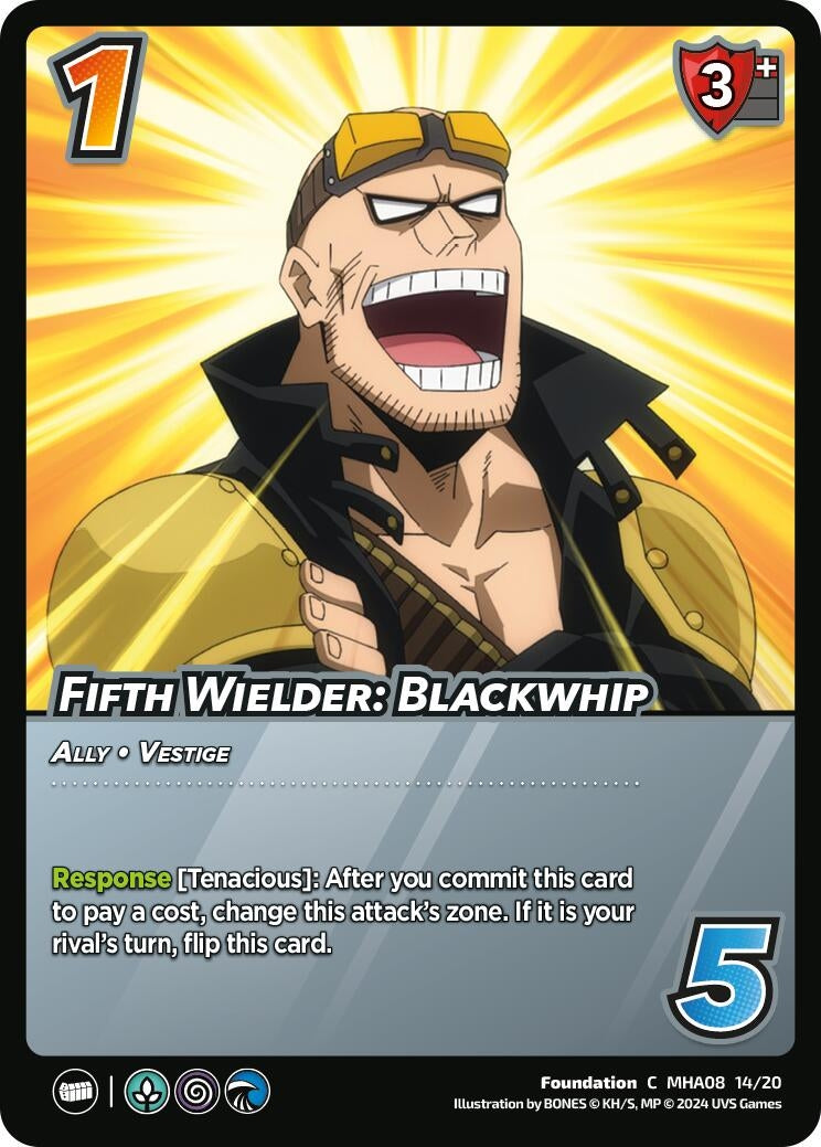 Image for Fifth Wielder: Blackwhip (MHA08 14/20) (DHA) - UniVersus