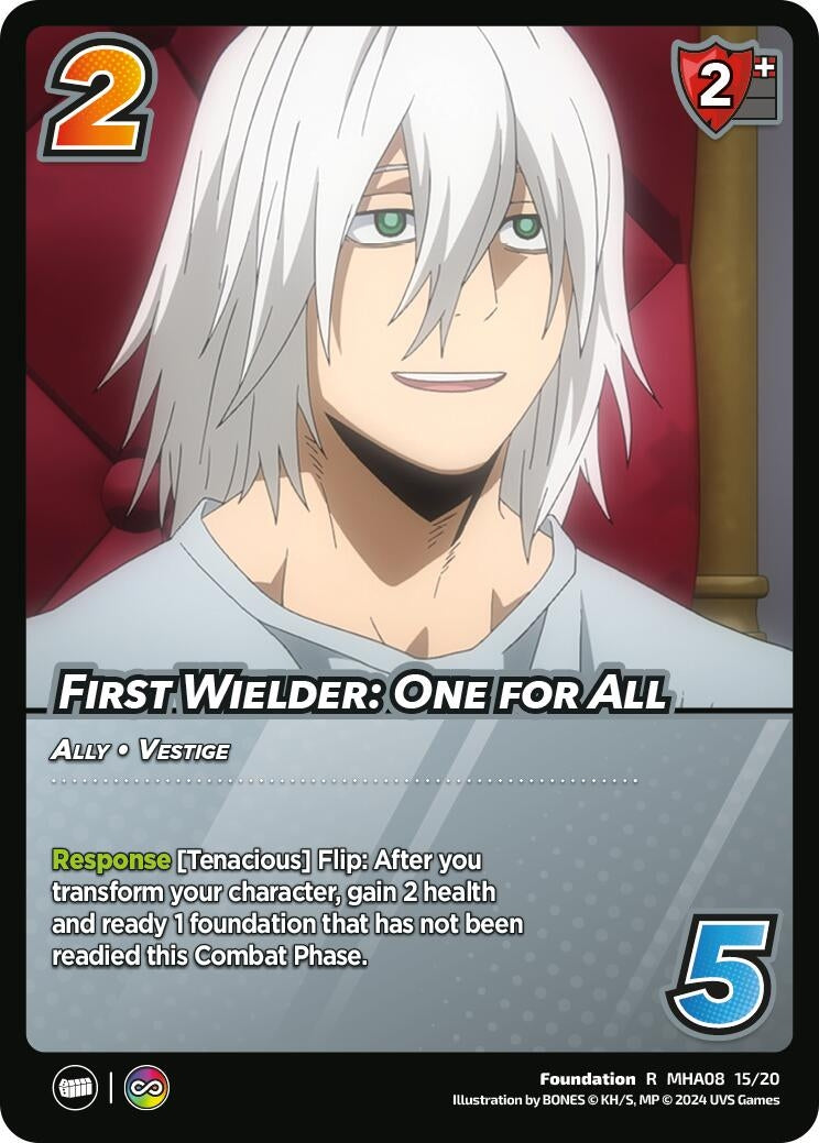 Image for First Wielder: One for All (MHA08 15/20) (DHA) - UniVersus