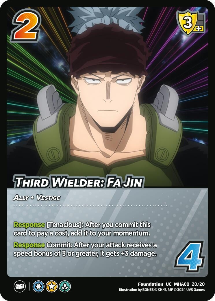 Image for Third Wielder: Fa Jin (MHA08 20/20) (DHA) - UniVersus