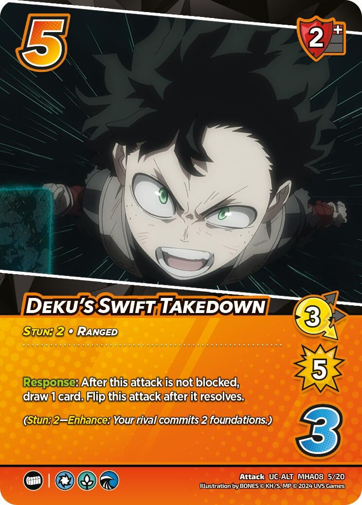 Image for Deku's Swift Takedown (Alternate Art) (MHA08 5/20) (DHA) - UniVersus