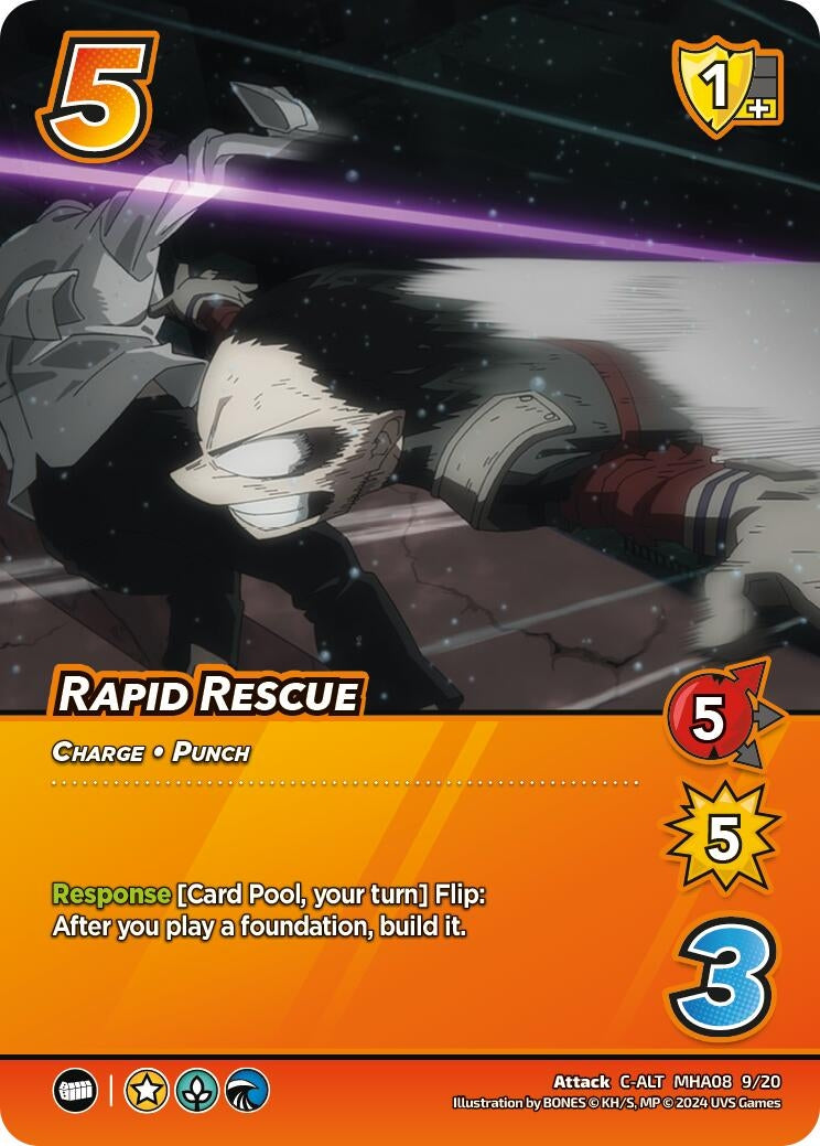 Image for Rapid Rescue (Alternate Art) (MHA08 9/20) (DHA) - UniVersus