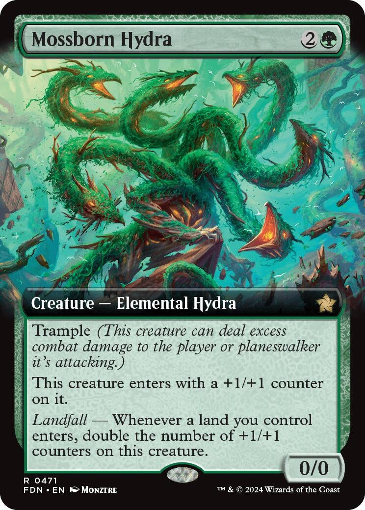 Image for Mossborn Hydra (Extended Art)