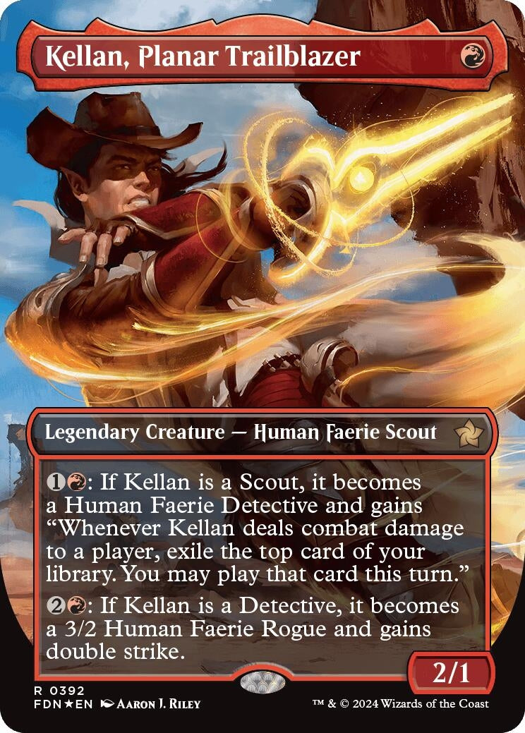 Image for Kellan, Planar Trailblazer (Borderless) (Mana Foil)