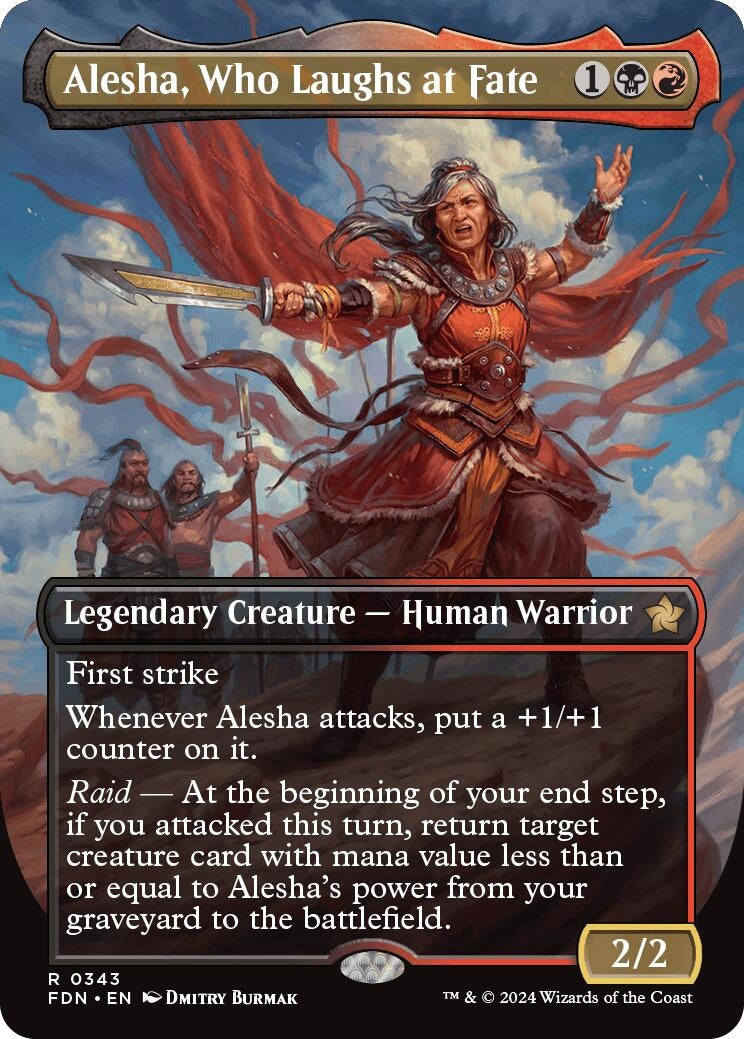 Image for Alesha, Who Laughs at Fate (Borderless)