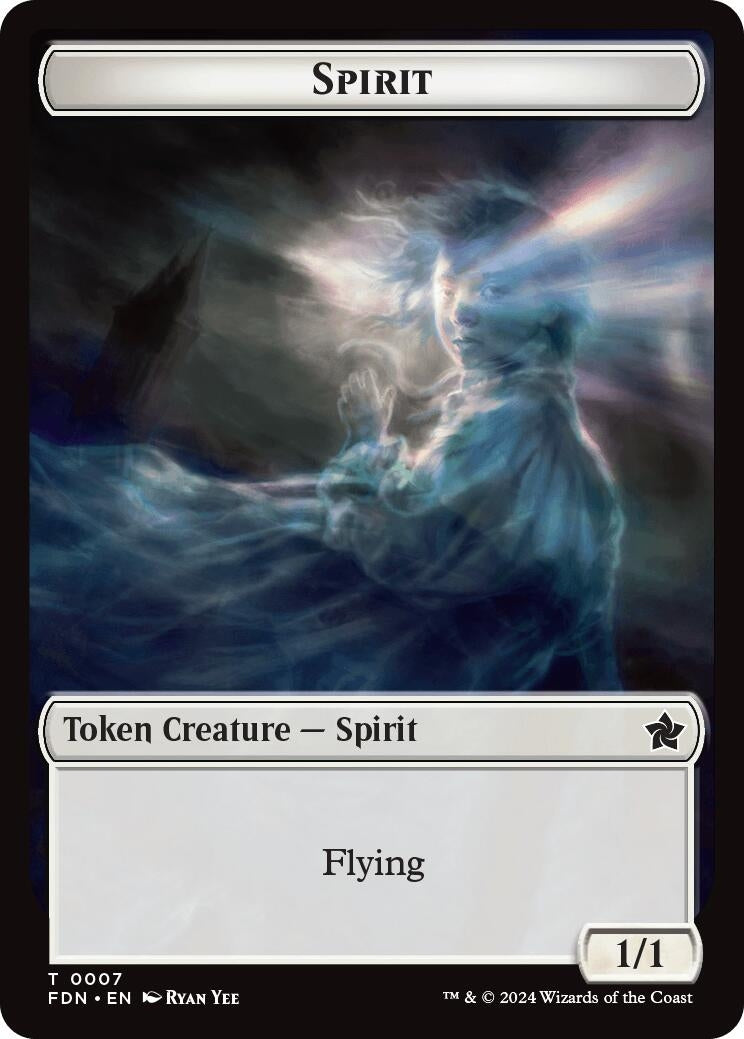 Image for Spirit // Cat (0001) Doubled-Sided Token