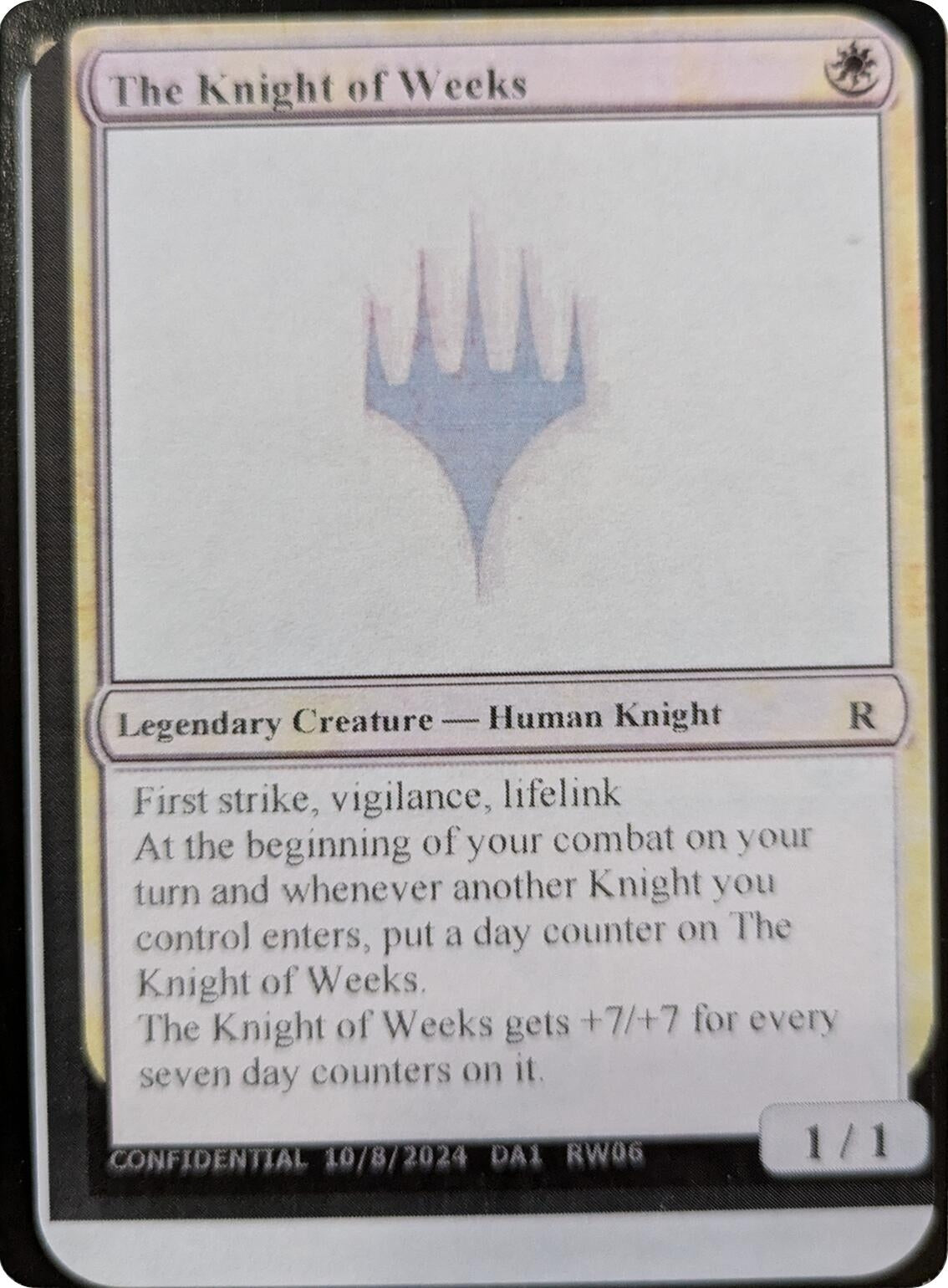 Image for The Knight of Weeks
