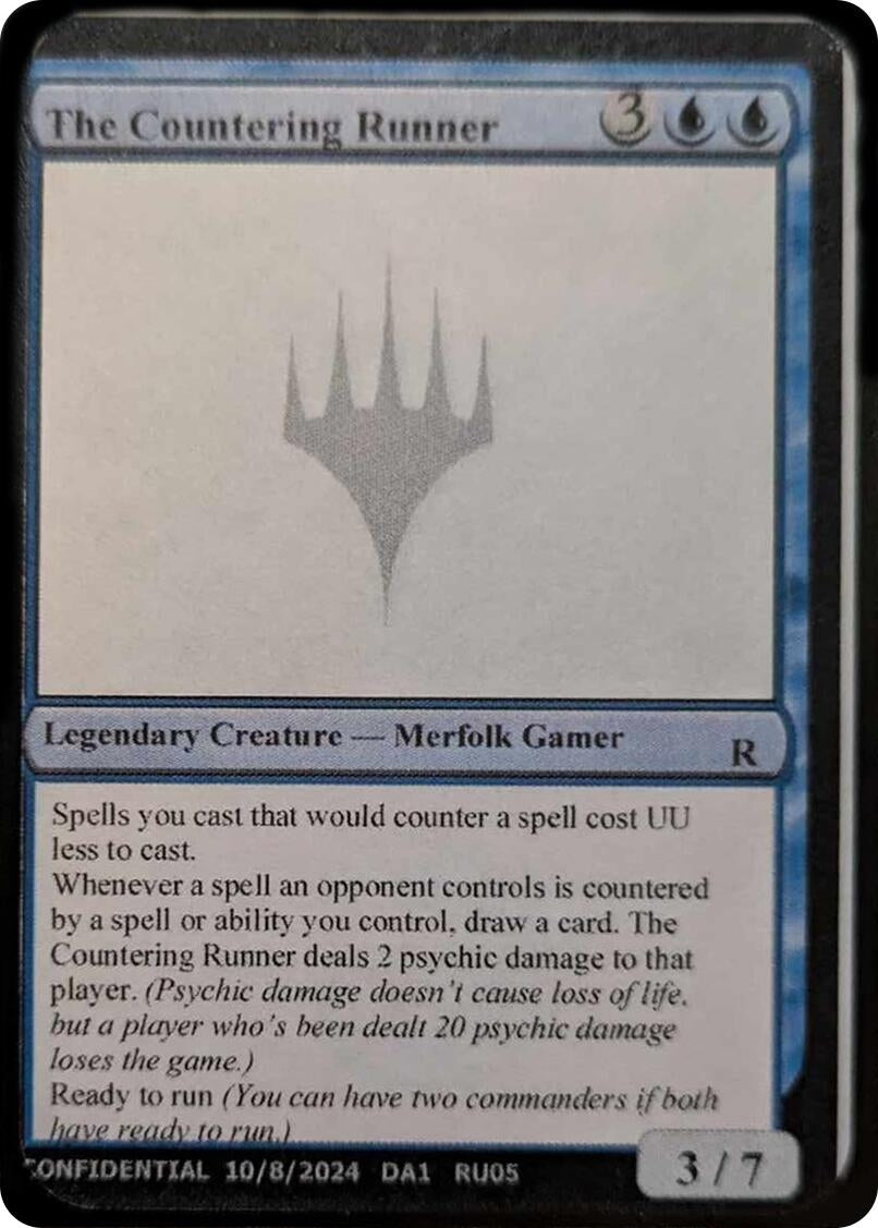Image for The Countering Runner - Magic: The Gathering