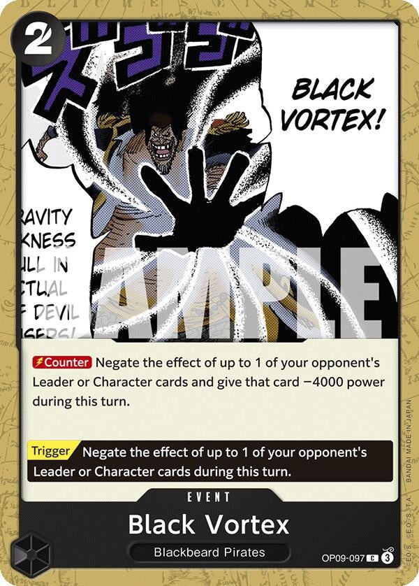 Image for Black Vortex (OP09-097) (OP09)