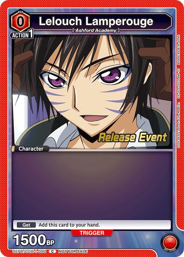 Image for Lelouch Lamperouge (090) (UEPR/CGH-1-090) - Union Arena