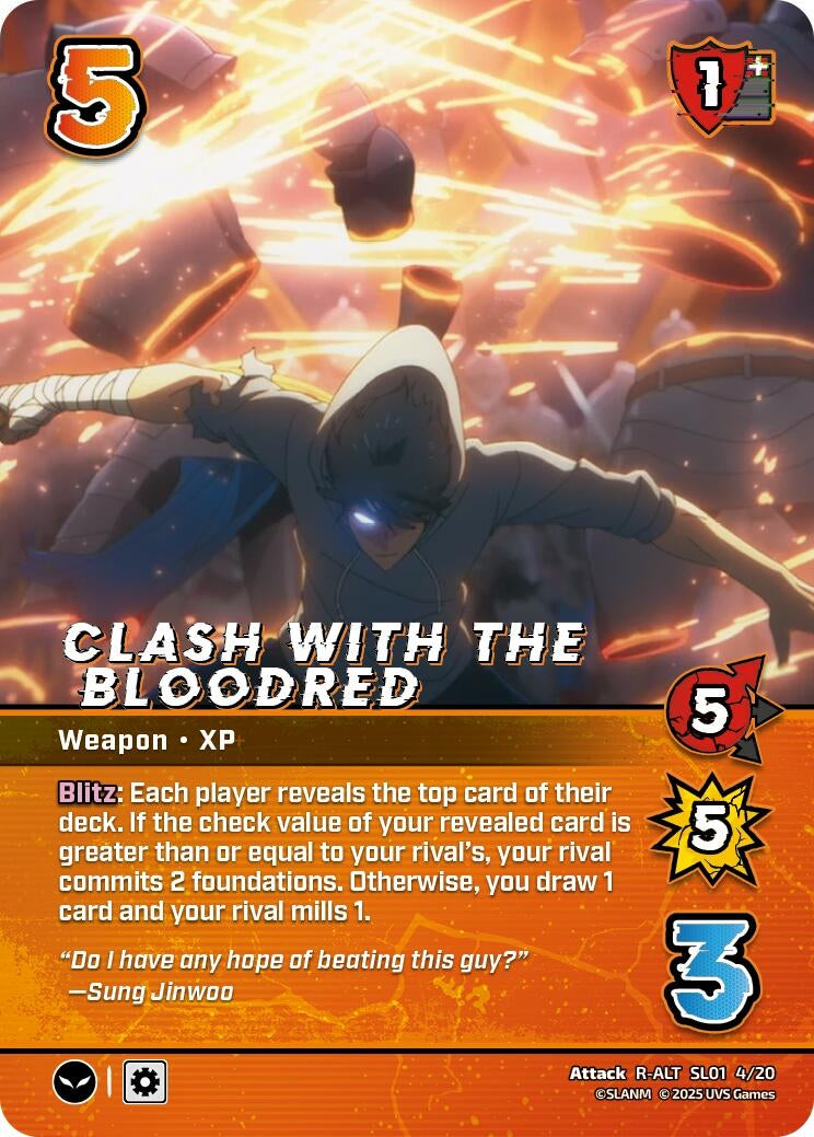 Image for Clash with the Bloodred (Alternate Art) (SL01 4/20) (SLO)