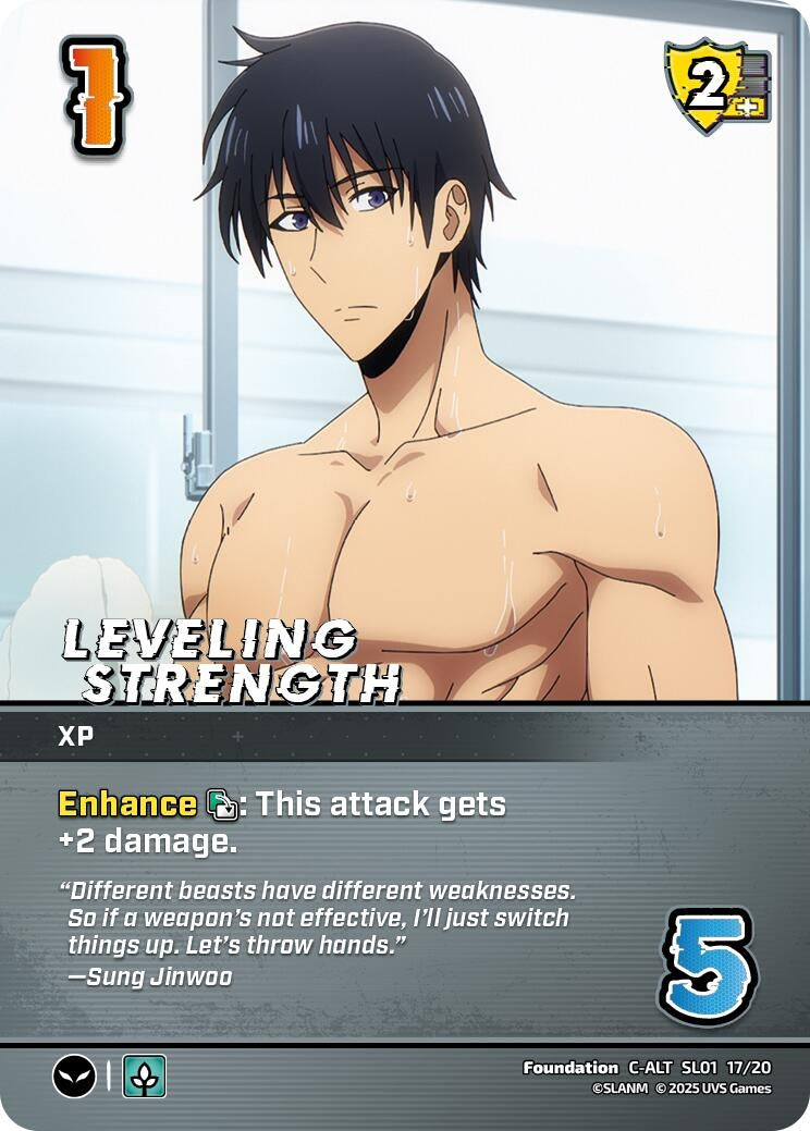 Image for Leveling Strength (Alternate Art) (SL01 17/20) (SLO)