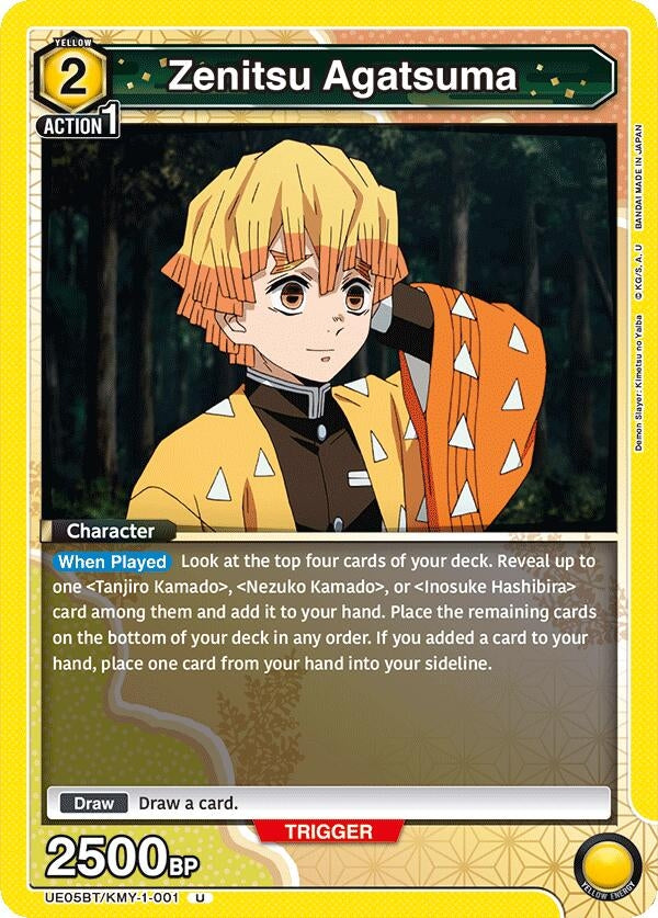 Image for Zenitsu Agatsuma (001) (UE05BT/KMY-1-001) (UE05BT)