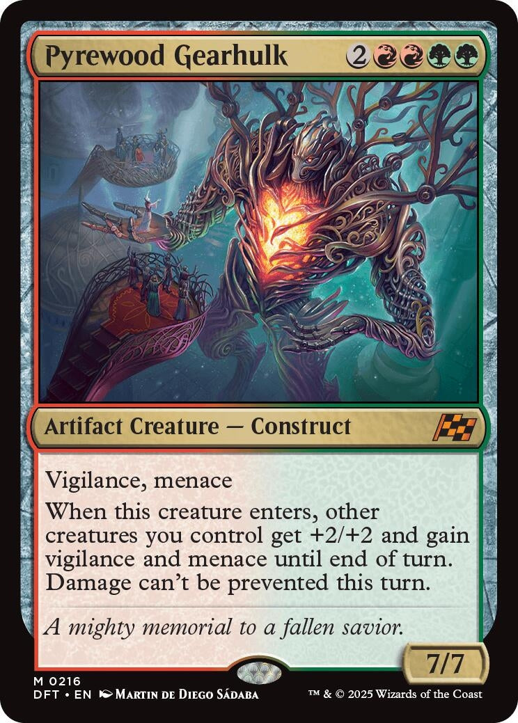 Image for Pyrewood Gearhulk (216) (DFT)