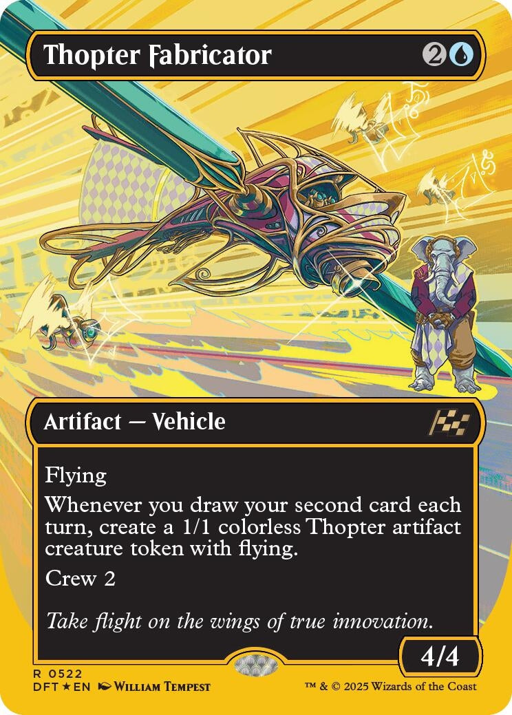 Image for Thopter Fabricator (Borderless) (First-Place Foil) (522) (DFT)