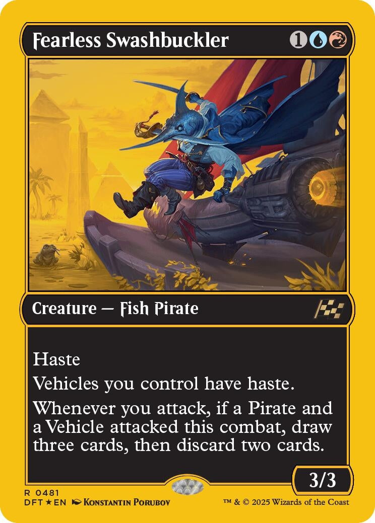 Image for Fearless Swashbuckler (First-Place Foil) (481) (DFT)