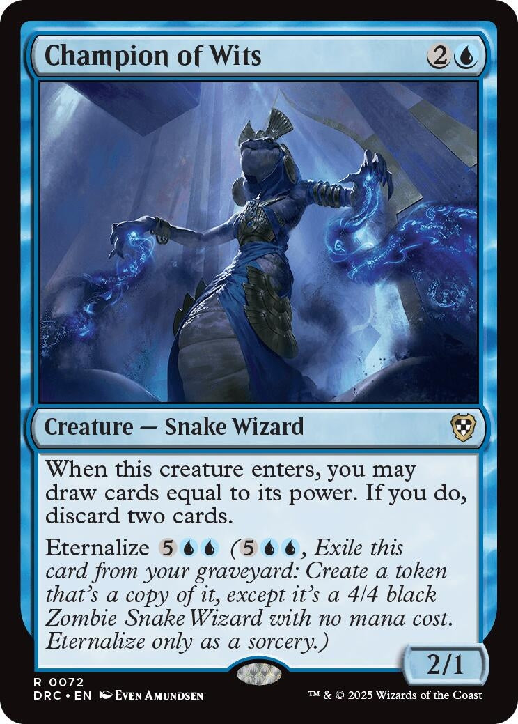 Image for Champion of Wits (72) (DRC)