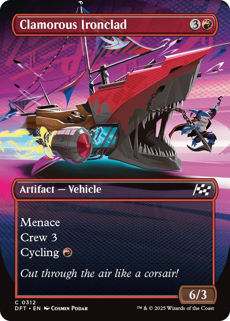 Image for Clamorous Ironclad (Borderless) (312) (DFT)