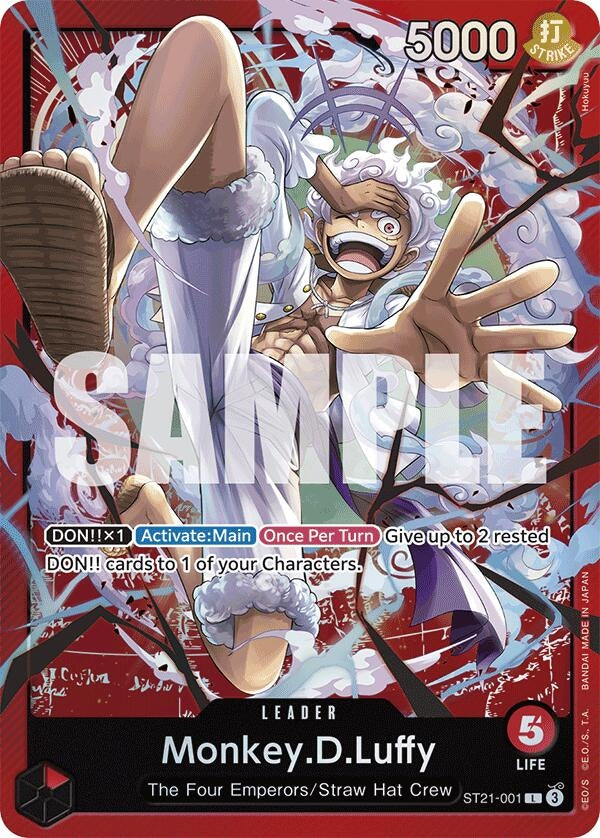 Image for Monkey.D.Luffy (001) (ST21-001) (ST21) - One Piece Card Game