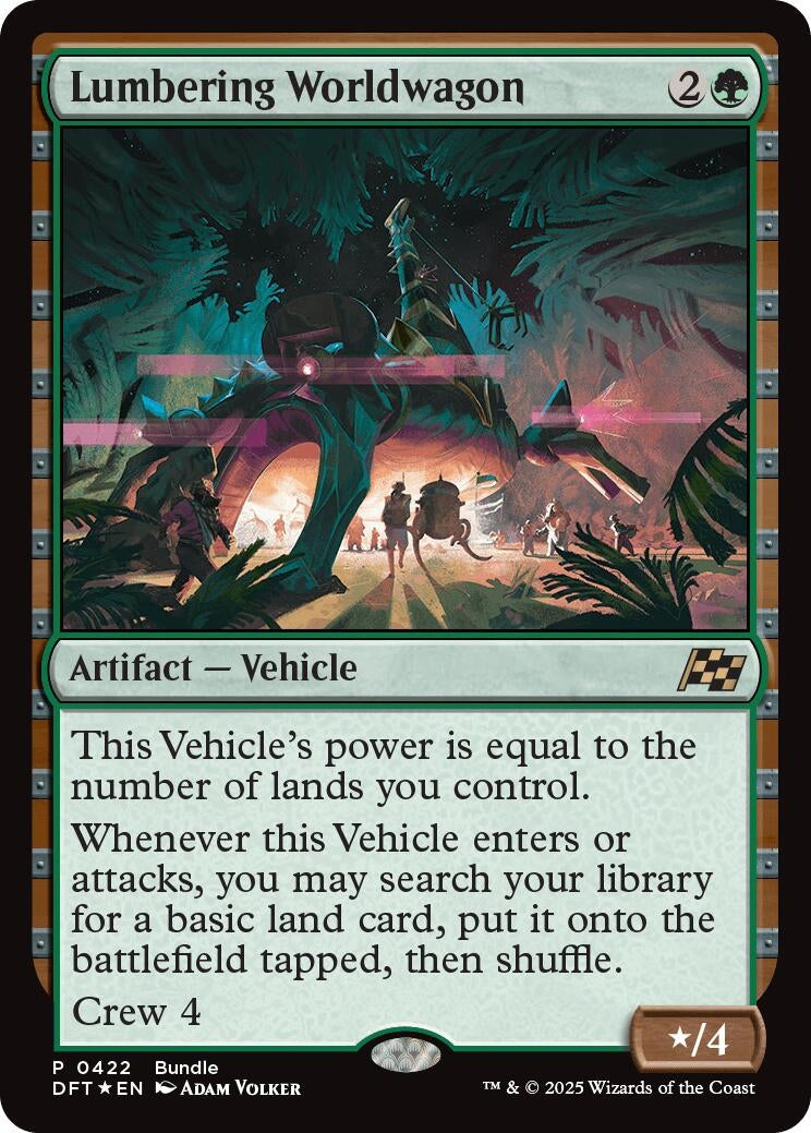 Image for Lumbering Worldwagon (DFT Bundle) (422) - Magic: The Gathering