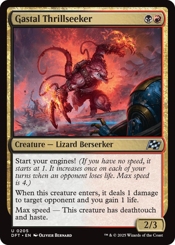Image for Gastal Thrillseeker (205) (DFT)