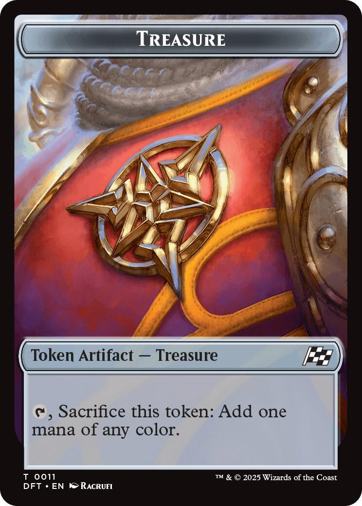Image for Treasure // Pilot Double-Sided Token (11 // 1) (DFT)