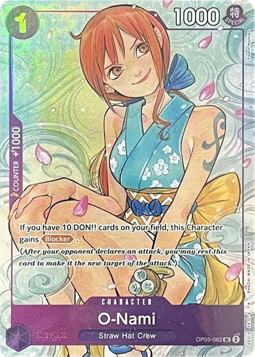 Image for O-Nami (Illustration Box Vol.1) (OP05-062) (OP-PR) - One Piece Card Game