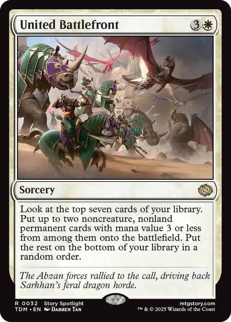 Image for United Battlefront (32) (TDM) - Magic: The Gathering
