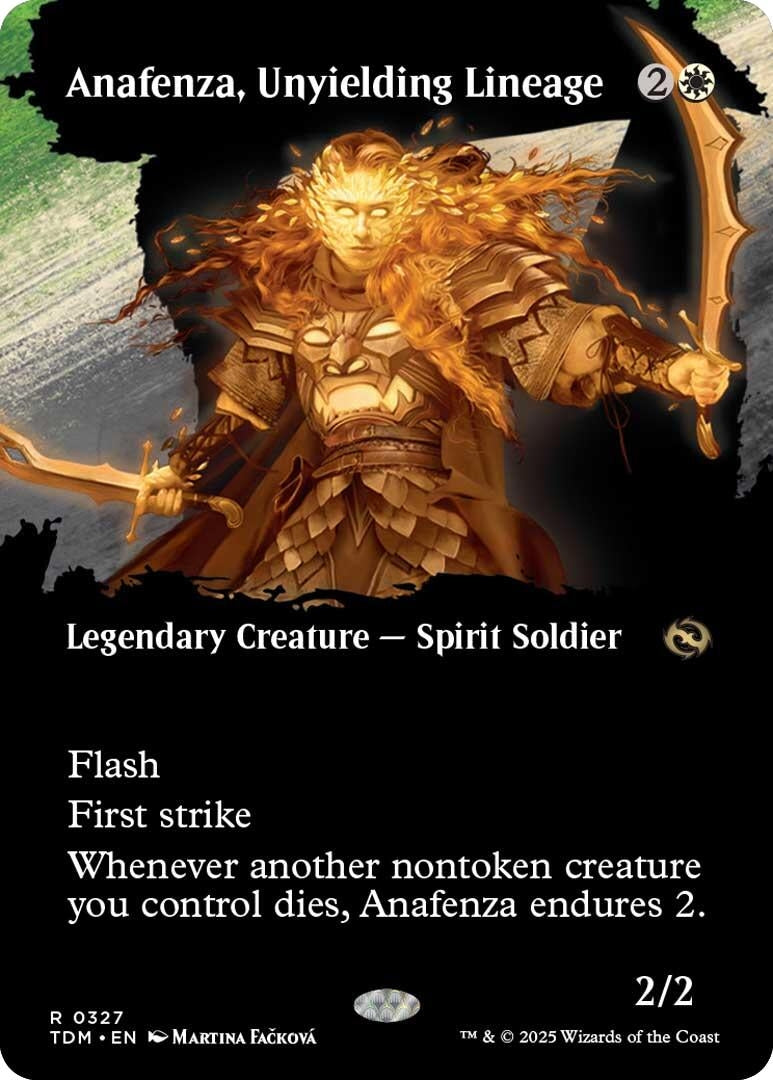 Image for Anafenza, Unyielding Lineage (Borderless) (327) (TDM) - Magic: The Gathering