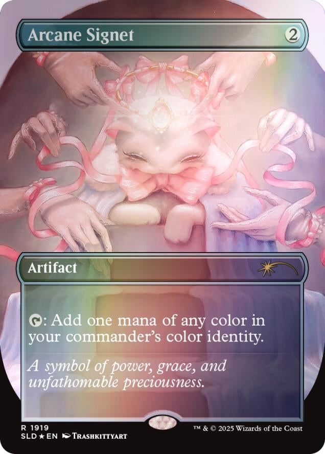 Image for Arcane Signet (1919) (Rainbow Foil) (1919) - Magic: The Gathering